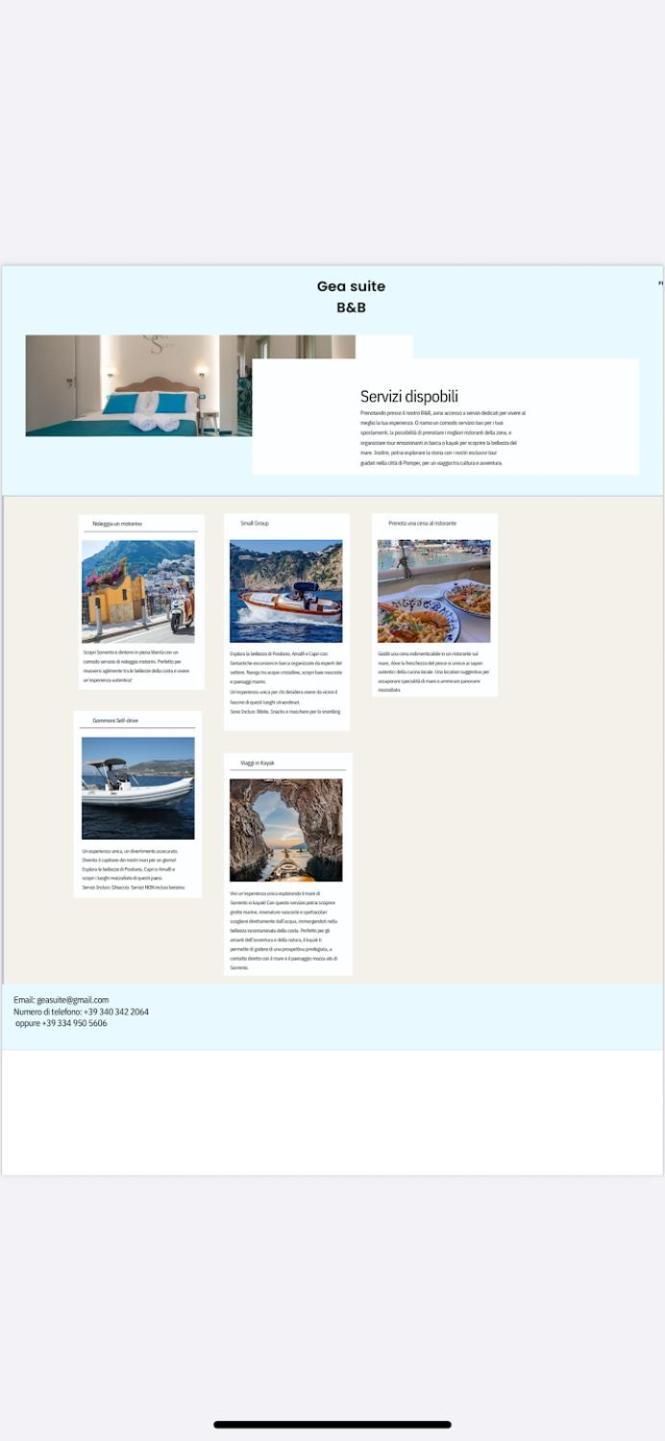 Gea Suite B&B ซอร์เรนโต ภายนอก รูปภาพ